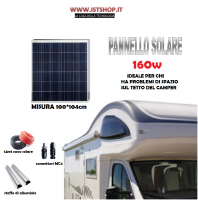 Pannello fotovoltaico 160W kit