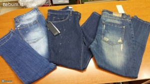 Stock jeans uomo Made in Italy